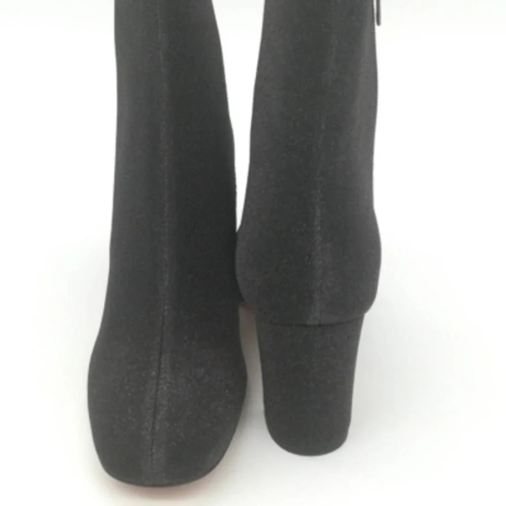 Marc Fisher Shoes Womens Ankle Boots Booties Black‎ Block High Heel 6.5 New